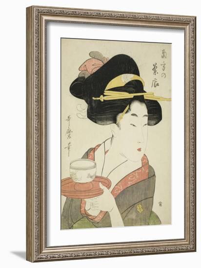 Southern Teahouse-Kitagawa Utamaro-Framed Premium Giclee Print