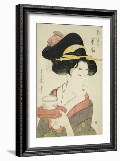 Southern Teahouse-Kitagawa Utamaro-Framed Giclee Print