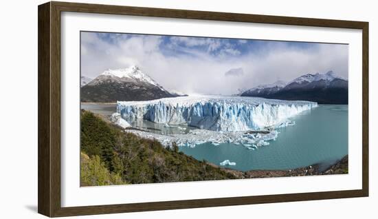 Southern terminus of Perito Moreno glacier, Lago Argentino and mountains, Argentina-francesco vaninetti-Framed Photographic Print