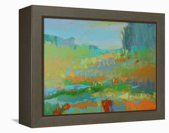 Southern View II-Jane Schmidt-Framed Stretched Canvas