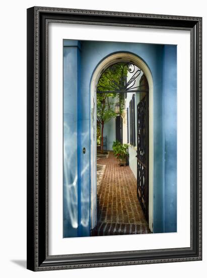 Southern Welcome In Charleston-George Oze-Framed Photographic Print