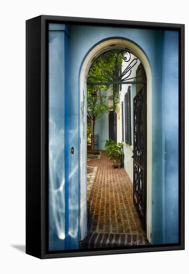 Southern Welcome In Charleston-George Oze-Framed Premier Image Canvas