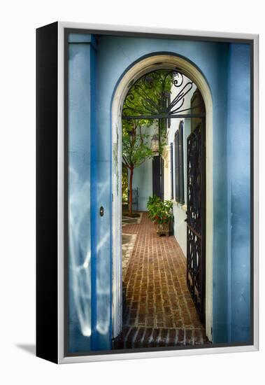 Southern Welcome In Charleston-George Oze-Framed Premier Image Canvas