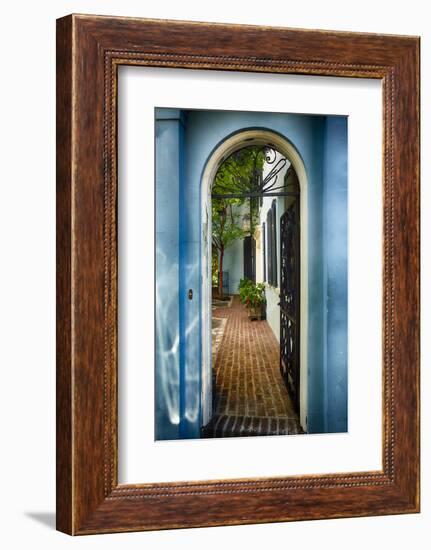 Southern Welcome In Charleston-George Oze-Framed Photographic Print