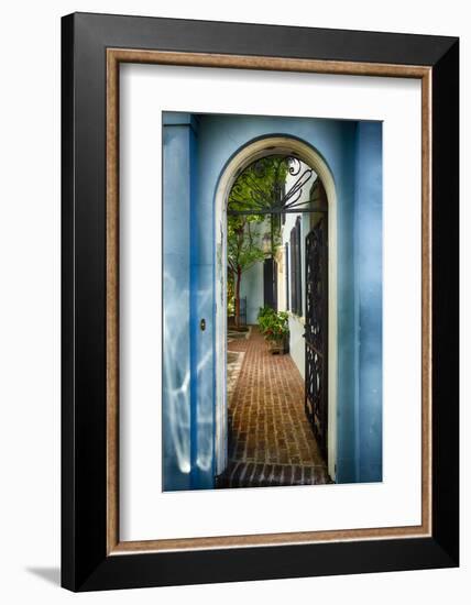 Southern Welcome In Charleston-George Oze-Framed Photographic Print