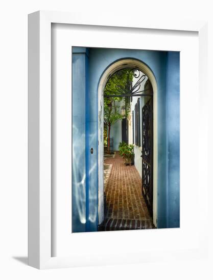 Southern Welcome In Charleston-George Oze-Framed Photographic Print