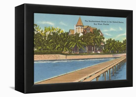 Southernmost House, Key West, Florida-null-Framed Stretched Canvas