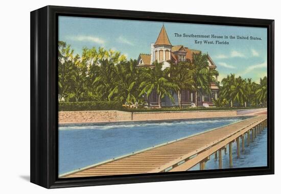 Southernmost House, Key West, Florida-null-Framed Stretched Canvas