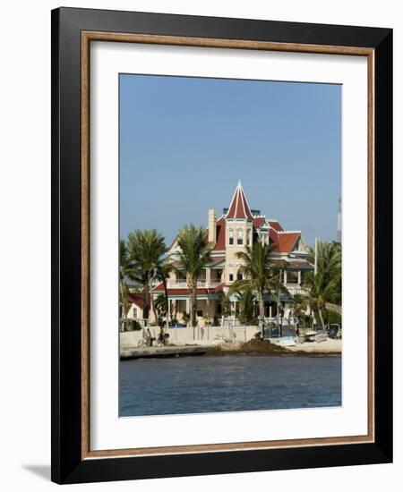 Southernmost House (Mansion) Hotel and Museum, Key West, Florida, USA-Robert Harding-Framed Photographic Print