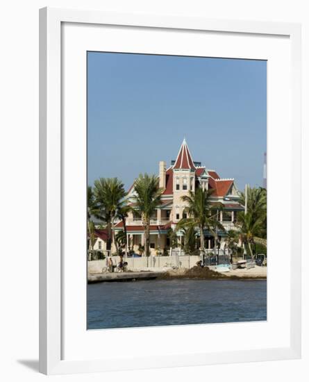 Southernmost House (Mansion) Hotel and Museum, Key West, Florida, USA-Robert Harding-Framed Photographic Print