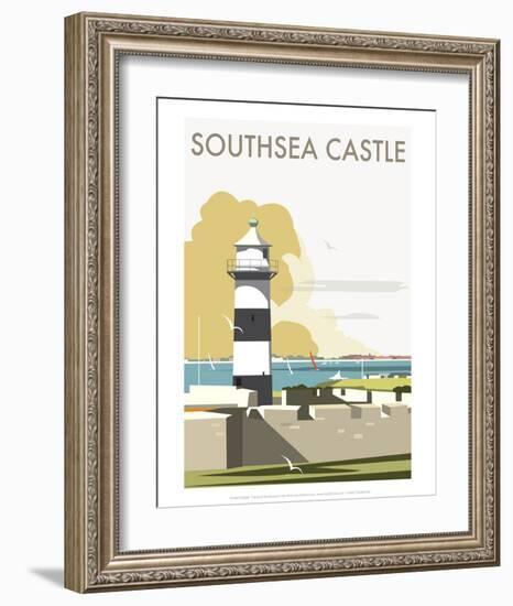 Southsea Castle - Dave Thompson Contemporary Travel Print-Dave Thompson-Framed Art Print