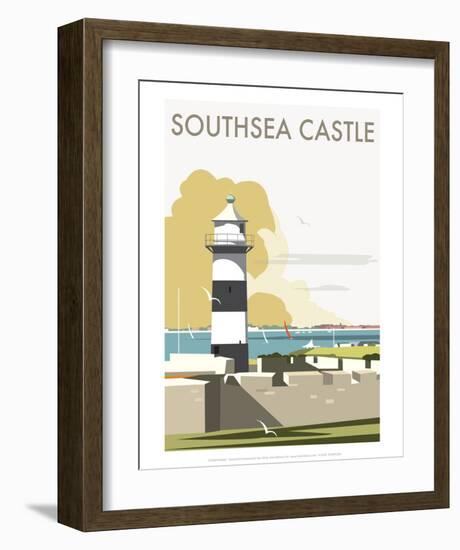 Southsea Castle - Dave Thompson Contemporary Travel Print-Dave Thompson-Framed Art Print