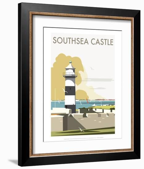 Southsea Castle - Dave Thompson Contemporary Travel Print-Dave Thompson-Framed Art Print