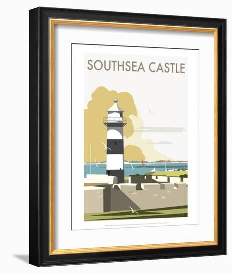 Southsea Castle - Dave Thompson Contemporary Travel Print-Dave Thompson-Framed Art Print