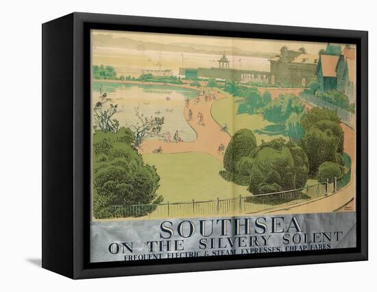 'Southsea on the Silvery Solent', Poster Advertising Southern Railways, 1959-Gregory Brown-Framed Premier Image Canvas