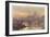 Southwark Bridege with Boats-Herbert Marshall-Framed Art Print