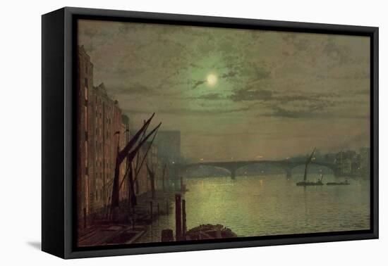 Southwark Bridge, 1882-John Atkinson Grimshaw-Framed Premier Image Canvas
