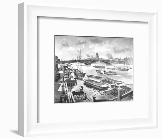 'Southwark Bridge', 1891-William Luker-Framed Giclee Print