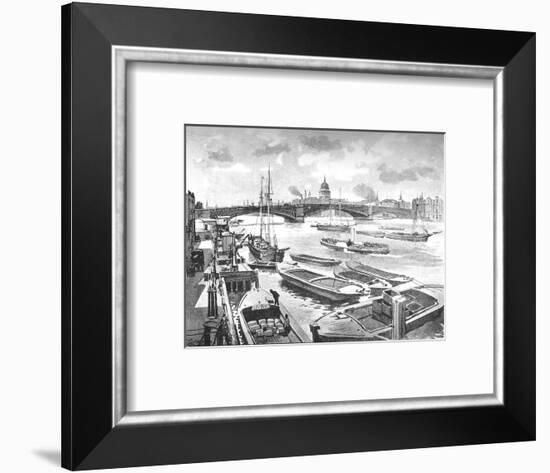 'Southwark Bridge', 1891-William Luker-Framed Giclee Print