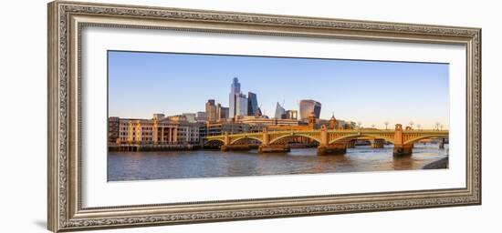 Southwark Bridge, River Thames, City of London, London, England, United Kingdom, Europe-John Guidi-Framed Photographic Print