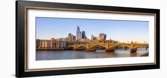 Southwark Bridge, River Thames, City of London, London, England, United Kingdom, Europe-John Guidi-Framed Photographic Print