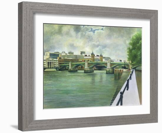 Southwark Bridge-Isabel Hutchison-Framed Giclee Print