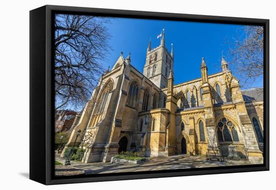 Southwark Cathedral, Anglican Cathedral, Southwark, London, England, United Kingdom, Europe-John Guidi-Framed Premier Image Canvas