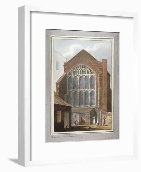 Southwark Cathedral, London, 1825-G Yates-Framed Giclee Print