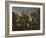 Southwark Fair, 1733 (Oil on Canvas)-William Hogarth-Framed Giclee Print