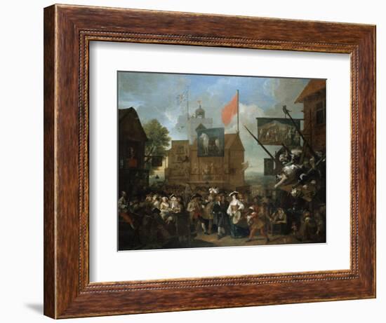 Southwark Fair, 1733-William Hogarth-Framed Giclee Print