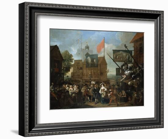 Southwark Fair, 1733-William Hogarth-Framed Giclee Print