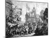 Southwark Fair, 1733-William Hogarth-Mounted Giclee Print