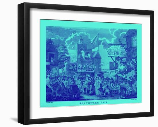 'Southwark Fair'-William Hogarth-Framed Giclee Print