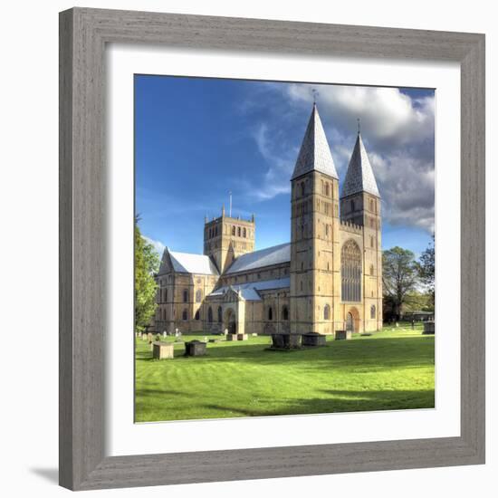 Southwell Minster (12th Century), Southwell, Nottinghamshire, England, UK-Ivan Vdovin-Framed Photographic Print