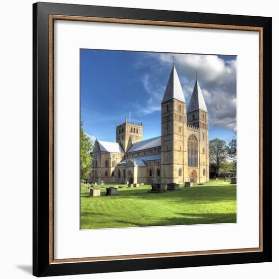 Southwell Minster (12th Century), Southwell, Nottinghamshire, England, UK-Ivan Vdovin-Framed Photographic Print