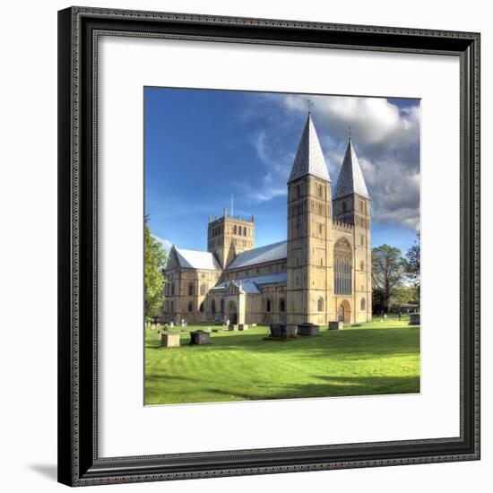 Southwell Minster (12th Century), Southwell, Nottinghamshire, England, UK-Ivan Vdovin-Framed Photographic Print