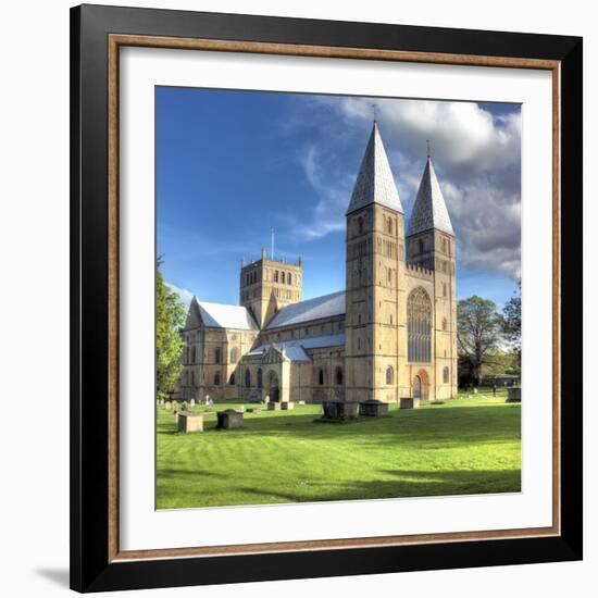 Southwell Minster (12th Century), Southwell, Nottinghamshire, England, UK-Ivan Vdovin-Framed Photographic Print