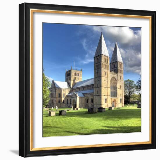 Southwell Minster (12th Century), Southwell, Nottinghamshire, England, UK-Ivan Vdovin-Framed Photographic Print