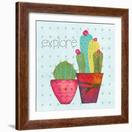 Southwest Cactus I-Courtney Prahl-Framed Premium Giclee Print