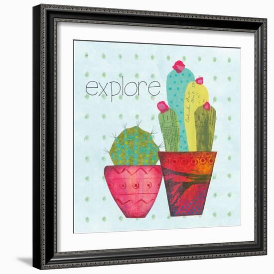 Southwest Cactus I-Courtney Prahl-Framed Premium Giclee Print