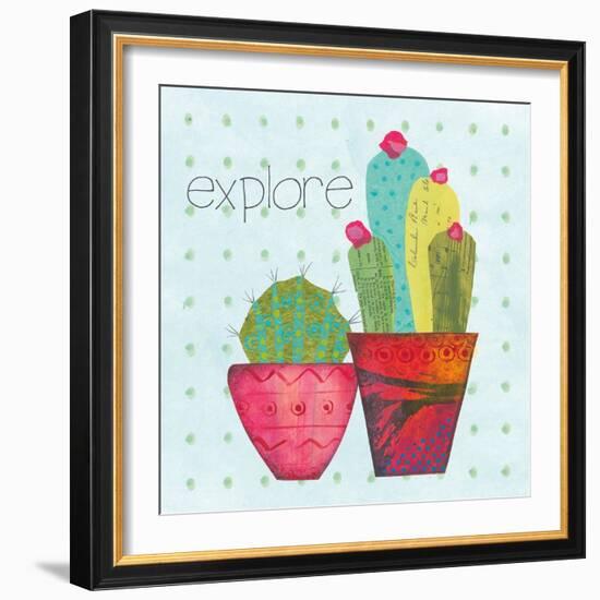 Southwest Cactus I-Courtney Prahl-Framed Premium Giclee Print