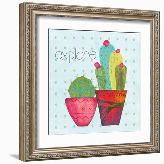 Southwest Cactus I-Courtney Prahl-Framed Art Print