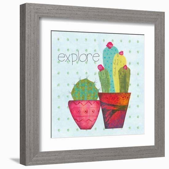 Southwest Cactus I-Courtney Prahl-Framed Art Print