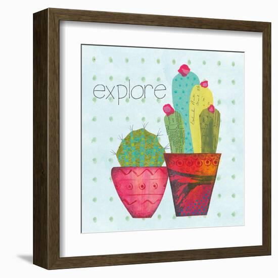 Southwest Cactus I-Courtney Prahl-Framed Art Print