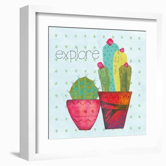 Southwest Cactus I-Courtney Prahl-Framed Art Print