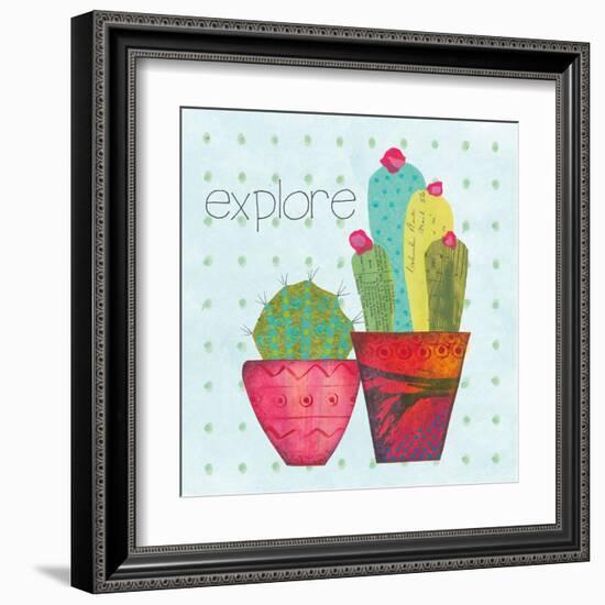 Southwest Cactus I-Courtney Prahl-Framed Art Print