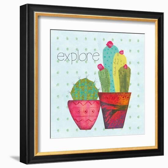 Southwest Cactus I-Courtney Prahl-Framed Art Print