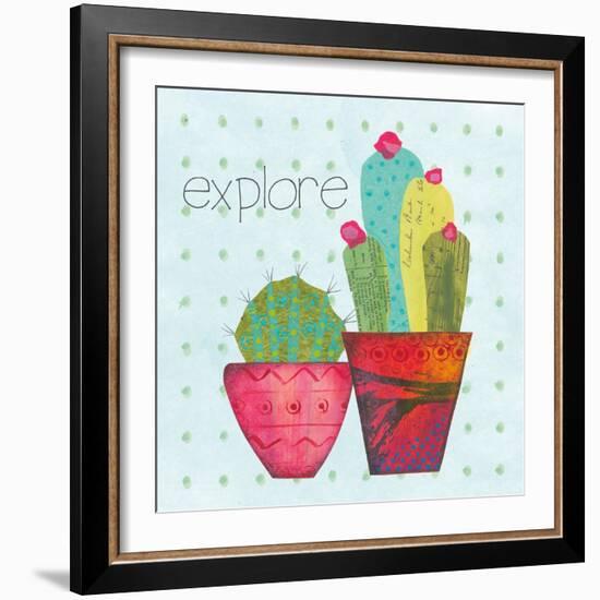 Southwest Cactus I-Courtney Prahl-Framed Art Print