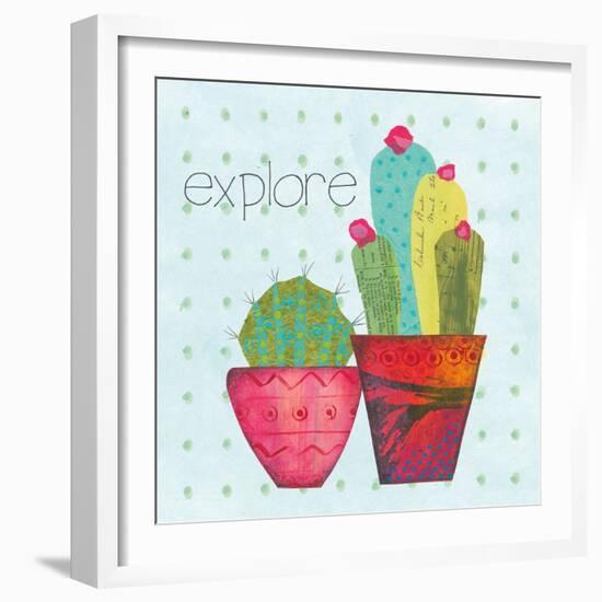 Southwest Cactus I-Courtney Prahl-Framed Art Print