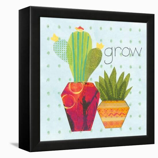 Southwest Cactus II-Courtney Prahl-Framed Stretched Canvas